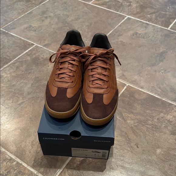 Cole Haan Men's Tan and Brown Sneakers - Picture 1 of 7